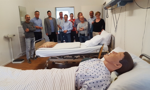 Der SPD-Ortsverein Seesen informierte sich über die Ausbildung der angehenden Pflegekräfte. Foto: Asklepios