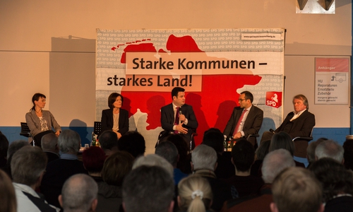 Hubertus Heil und Malu Dreyer diskutierten über soziale Gerechtigkeit. Foto: SPD Gifhorn