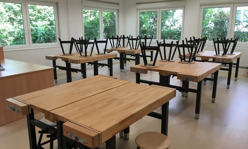 Werkraum in der Grundschule Mörse. Foto: Stadt Wolfsburg 