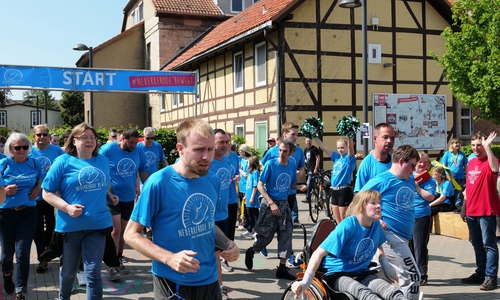 Am vergangenen Wochenende fand der Inklusionslauf "Neuerkerode bewegt" statt. Foto: Bernhard Janitschke