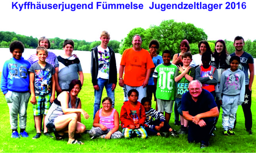 Lisa Lonczyk, Alyssa Uhlenhaut und Denis Kahl berichten von ihrem Zeltlager der Kyffhäuserjugend Fümmelse, Foto: Privat