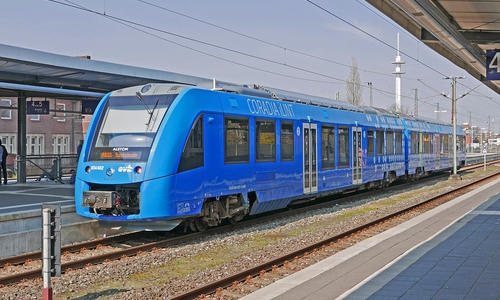 Die Wasserstoff-betriebenen Züge der Firma Alstom - die auch in Salzgitter tätig ist - haben sich bereits bewährt. Symbolfoto: Pixabay