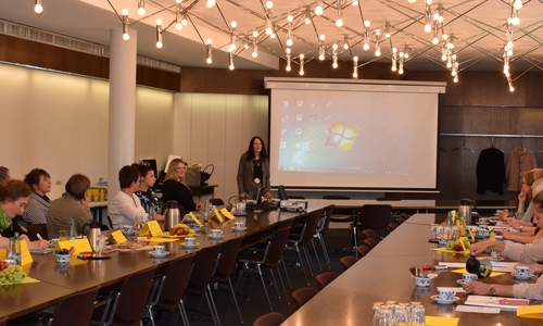 Fachbereichsleiterin Dr. Roswitha Krum eröffnet das Vernetzungstreffen. Foto: Stadt Salzgitter 