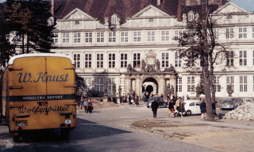 Das Schloss Wolfenbüttel in den 60er Jahren. Foto: Museum Wolfenbüttel