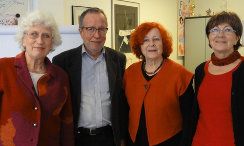 Renate Cecora, Karl Möller, Dorothea Jäkel-Ceker und Anne Sand. Foto: Privat