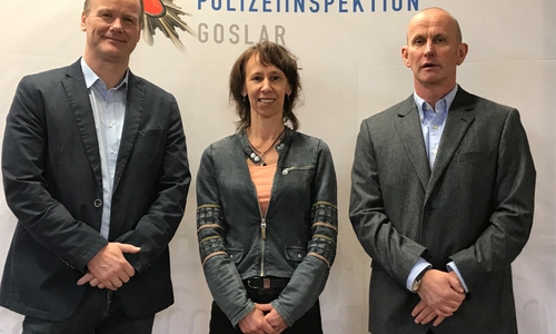 Kriminaloberrat Oliver Grotha, Kriminalhauptkommissarin Britta Hoffmann und Erster Kriminalhauptkommissar Friedrich-Wilhelm Sattler. Foto: Polizei