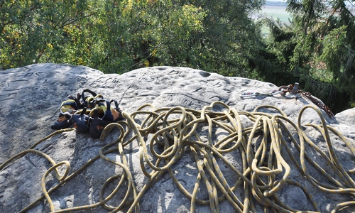 Kann bald wieder an den Bodensteiner Klippen geklettert werden? Foto: Privat
