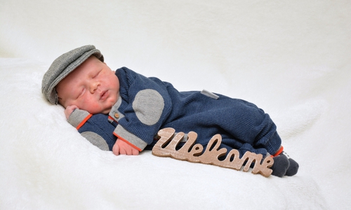 Herzlich Willkommen Nevio Berto. Foto: babysmile24.de