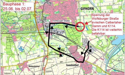 Karte: Landkreis Gifhorn