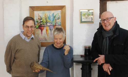 Klaus Kämpfe-Burghardt, Christiane Wagner-Judith und Reiner Liborius. Foto: R. Deitmar