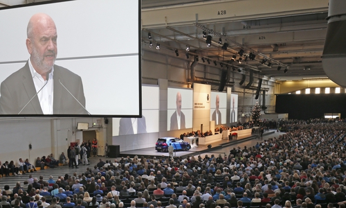 Am heutigen Mittwoch fand die letzte Betriebsversammlung des Jahres 2017 statt. Fotos: Betriebsrat/Roland Niepaul