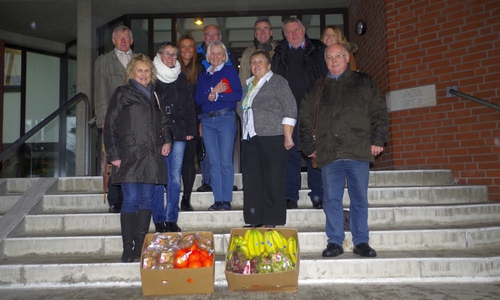 CDU-Stadtverband und Fraktion verabschiedeten das Jahr mit einem Besuch bei der Suppenküche. Foto: Privat