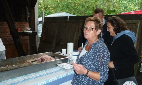 Freut sich wieder auf ein gelungenes Fest - Jugendpflegerin Barbara Kluge auf dem Muna-Gelände 2018. Foto: Gemeinde Lehre