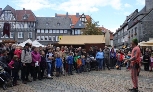 Beim Kaisermarkt hält das Mittelalter Einzug in Goslar. Archivfoto: Anke Donner