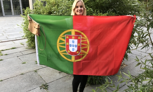 Der IFK förderte Vivian Bochem bei ihrem Studienaufenthalt in Portugal mit einem Stipendium. Foto: IFK