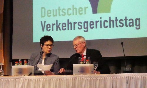 VGT-Pressesprecherin Birgit Heß und VGT-Präsident Kay Nehm. Fotos: Alexander Panknin