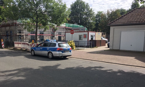 Der Automat befindet sich in einem Behelfscontainer. Fotos und Video: aktuell24/BM