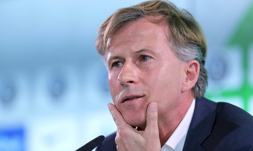 "Lasst uns gewinnen" - Andries Jonker geht das Endspiel mit seinem Team optimistisch an. Foto: Agentur Hübner