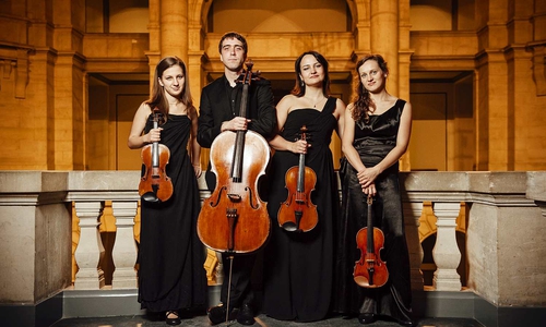 Das Amelior-Quartett sorgt für den musikalischen Teil des Abends. Foto: privat