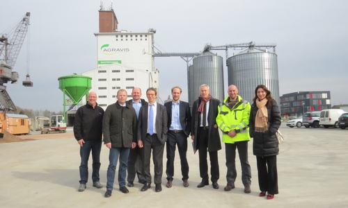 Klaus Mohrs zu besuch bei AGRAVIS in Fallersleben. Foto: WMG
