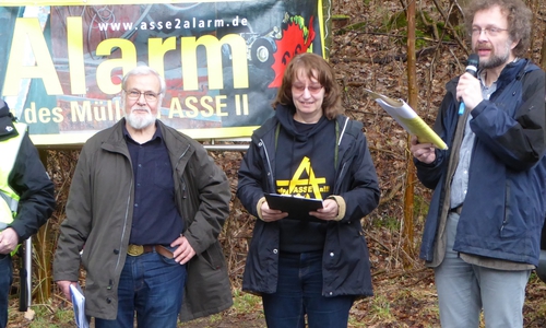 Der Asse II-Koordinationskreis fordert: Kein Eingangslager für Schacht Konrad an der Asse! Foto: Asse II-Koordinationskreis