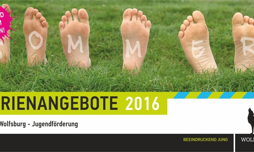 Die Jugendförderung bietet zahlreiche Aktionen für den Sommer an. Grafik: Stadt Wolfsburg