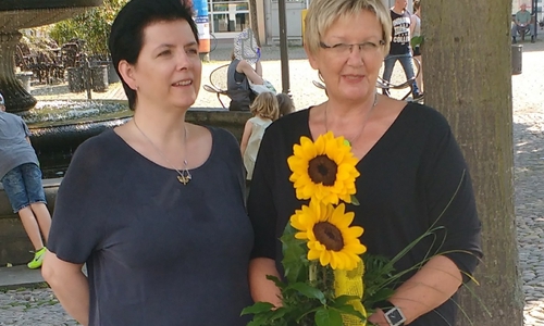 Katrin Yesim Rupp (li.)  und Doris Meyermann. Foto: Bündnis 90/Die Grünen