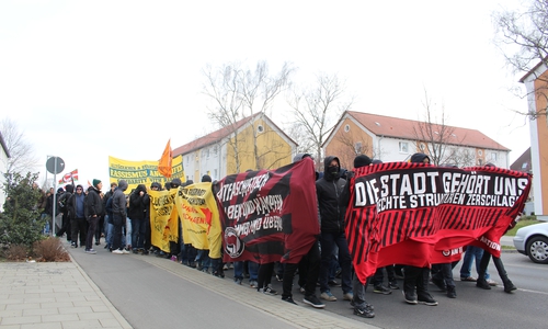 Demo gegen Rechts in Braunschweig. Foto: Jan Borner