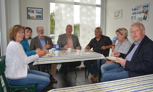 Besuch in der Landschlachterei, Foto: privat