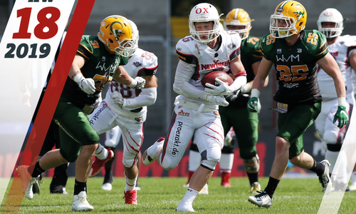 Start der GFL-Saison gegen Köln. Foto: Agentur Hübner