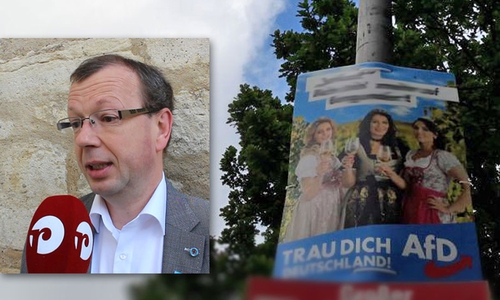 Stefan Marzischewski-Drewes beklagt sich über politische Gewalt gegen die AfD. Foto: Jan Weber; Nicole Wiedemann