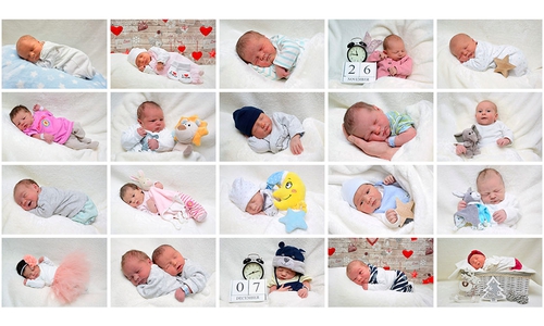 2017 erblickten wieder viele neue wolfsburger Babys das Licht der Welt. Fotos: babysmile24.de