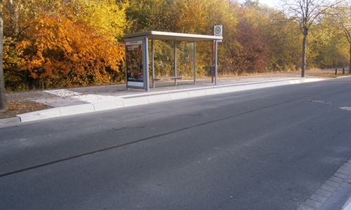  Bushaltestelle Reislingen Zollstraße Fahrtrichtung West.
