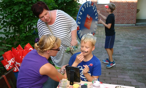 SPD-Ortsverein Hornburg richtete Familienfest aus. Die Kinder hatten viel Spaß am Schminktisch. Foto: Privat