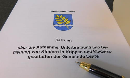 Ab 1. August gibt es in der Gemeinde Lehre eine neue Kita-Satzung. Foto: Gemeinde Lehre