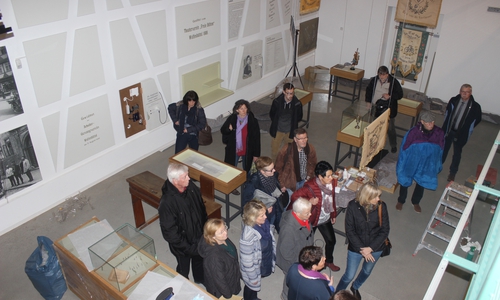 Der städtische Kulturausschuss machte einen Rundgang durch das Bürgermuseum. Fotos/Video: Anke Donner 