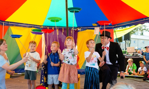 Sommerfest im Kinder- und Familienzentrum Vorsfelde Foto: Stadt Wolfsburg