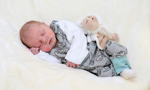Willkommen: Linus Buchheister. Foto: Babysmile24