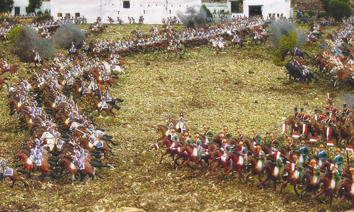 Mehr als 60.000 Figuren werden auf 120 qm Fläche das Gefühl der Schlacht von Waterloo präsentieren. Foto: Privat