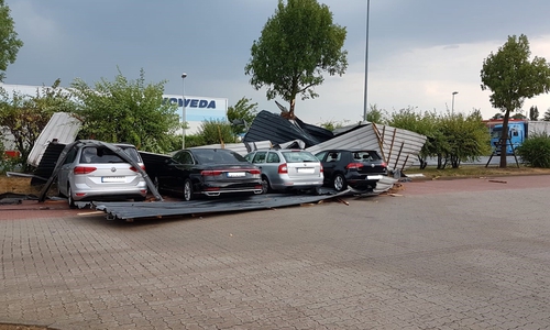 In einigen Ortschaften im Landkreis Peine hinterließ eine Windhose eine Spur der Verwüstung. Fotos/Video: aktuell24 (BM)