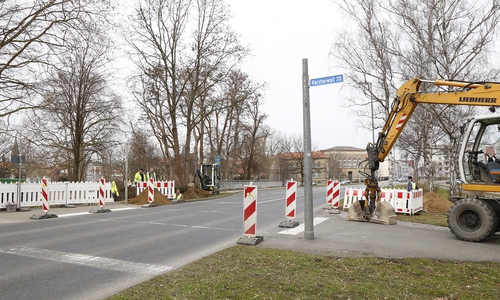 An der Langen Straße wurde eine neue Ampelanlage gebaut. Foto: Thorsten Raedlein/Stadt Wolfenbüttel