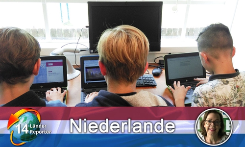 Gescheitert: reine Laptop-Schulen, in denen die Schüler auch bestimmen, was und wann sie lernen. Quelle: Focus, Petra Apfel/FOL