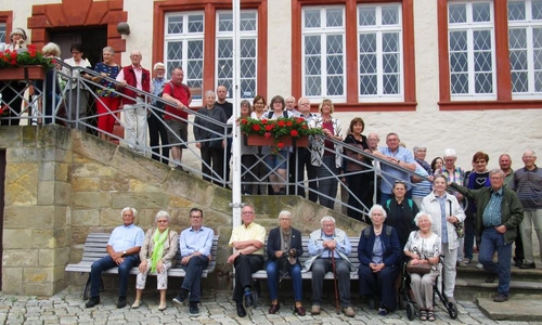 Das Gärtnermuseum besuchte während seiner Jahresfahrt auch das Schloss-Salder. Foto: Privat