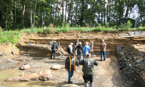 Die Ausgrabungsstätte bei Schandelah. Foto: Privat