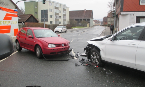 Unfall an Europakreuzung in Seesen. Foto: Polizei Goslar