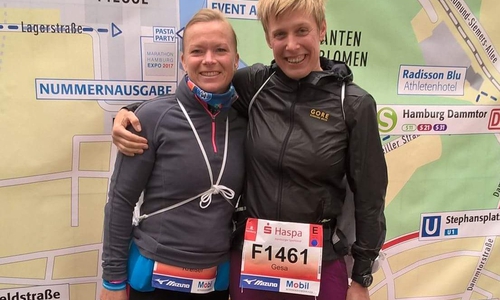 Dunja Kreiser (links) und Gesa Mellin. Foto: Privat