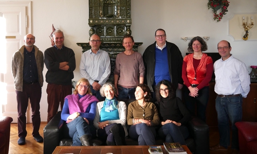 Stehend (v. li.): D. Bolsée, L. De Windt, A. Flügel, A. Einig, H. Breithaupt, G. El Boustami, J.-L. Lods. Sitzend (v. li.): S. Frank-Lods, M. Marro, M. Pirilis, B. Hobbold. Foto: Lars Hobbold 