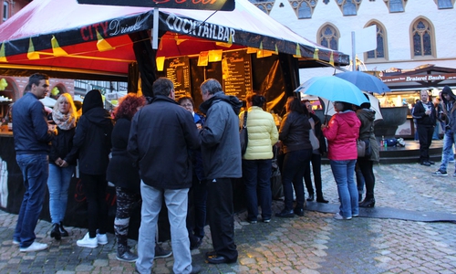 Am Freitag war das Wetter noch nicht sehr schön. Foto: Frederick Becker