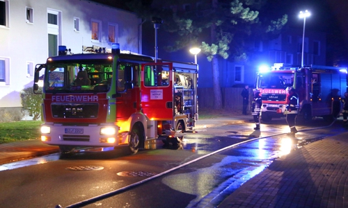 Ein Übergreifen der Flammen konnte verhindert werden. Foto: Rudolf Karliczek