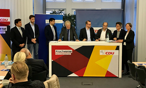 Podiumsdiskussion zum „Niedersächsischen (Berufs-)Bildungsraum 2025“. Foto: CDA